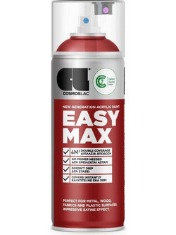 Cosmoslac Easy Max Σπρέι Βαφής Κόκκινο Satin 400ml