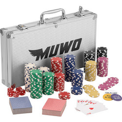 All In Poker case Set with 300 chips