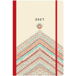 Next ημερολόγιο 2027 Trends Boho style ημερήσιο flexi με λάστιχο 12x17εκ. Με σχέδια