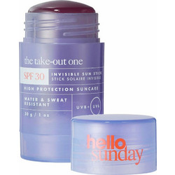 Hello Sunday The Take-Out One Invisible Sun Αντηλιακό Stick Προσώπου SPF30 30gr