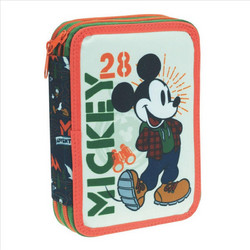 Gim Mickey Traveller Κασετίνα Γεμάτη με 2 Θήκες Πολύχρωμη 340-85100