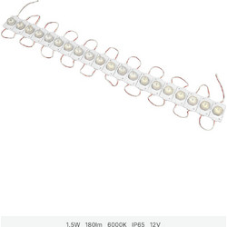GLOBOSTAR(R) MODULICO 73708 Module LED 1.5W 180lm 120 DC 12V Αδιάβροχο IP65 1 x SMD3030 Chip Ψυχρό Λευκό 6000K Dimmable - Μ4 x Π3 x Υ1cm - Πακέτο 20 Τεμαχίων