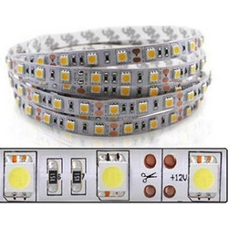 ΒΥΘΙΖΟΜΕΝΗ ΤΑΙΝIA LED 12V DC 14.4W/m 60 LED/m 5050 ΘΕΡΜΟ IP68 ΣΤΕΓΑΝΗ-(Τιμή μέτρου)
