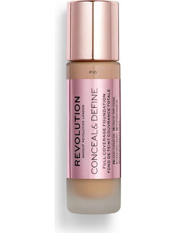 Makeup Revolution Conceal & Define Full Coverage F10 Liquid Foundation 23ml