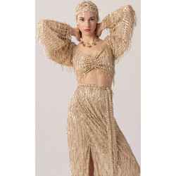 Crop Top Nyx Μya Χρυσό