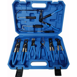 Πένσες σφιγκτήρων κολάρων σετ 9 τεμαχίων SKS TOOLS 40000141