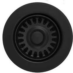 Βαλβίδα νεροχύτη + υπερχείλιση Helika AQP-601 Black metallic