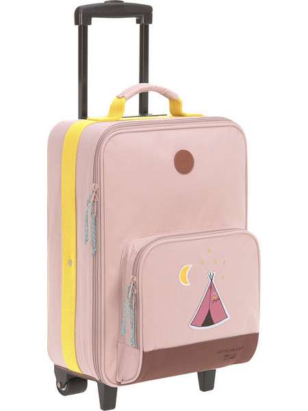 Laessig Adventure Tipi Παιδική Βαλίτσα Καμπίνας 46x29.5x19.5cm με 2 Ρόδες Ροζ