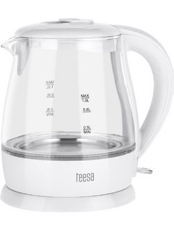 Teesa TSA1030W Γυάλινος Βραστήρας 1lt 1630W