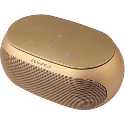 Awei Y200 Ηχείο Bluetooth 9W Μπρονζέ