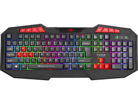 Marvo K602 Gaming Πληκτρολόγιο RGB Black