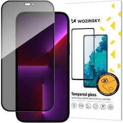Wozinsky Privacy Glass Tempered Glass Black (iPhone 15 Pro)