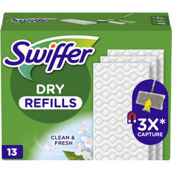 Swiffer Ανταλλακτικά Στεγνά Πανάκια Για Το Πάτωμα Clean & Fresh - 13 τεμάχια