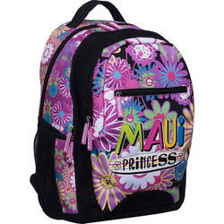 Maui & Sons Princess Σχολική Τσάντα Πλάτης Γυμνασίου - Λυκείου Μωβ 33982031