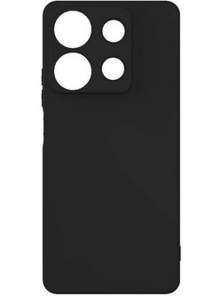 Θήκη TPU Σιλικόνης με Υφασμάτινη Επένδυση για Xiaomi Redmi Note 13 Pro 5G - Μαύρο