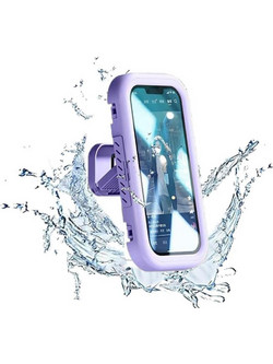Θήκη κινητού Techsuit Phone Holder LC-999 Wall Box Case, Anti-Fog, Retractable, Adjustable, Waterproof, for 4-7inch Phones Purple