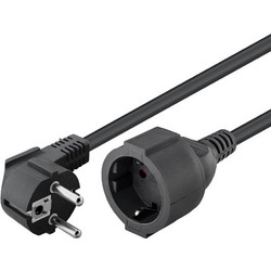 GOOBAY μπαλαντέζα προέκταση ρεύματος 93095, schuko, 3x 1.5mm 10m, μαύρη