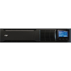 FSP Fortron Champ Rack UPS On-Line 1000VA 900W Καθαρού Ημιτόνου με 3 Πρίζες Schuko