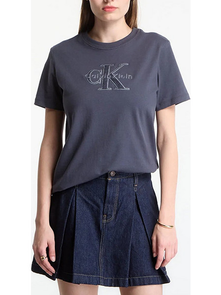 CALVIN KLEIN JEANS SS BABY TERRY HERO MONOLOGO TEE LV047G829G-4XN DarkSlateGrey