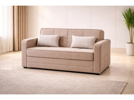 All4Home Dafne Διθέσιος Καναπές Κρεβάτι Μπεζ 171x115x90cm 06-003