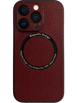 Vivid MagSafe Leather Θήκη Purple (iPhone 12 Pro)