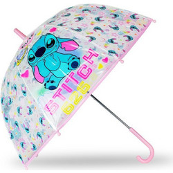 Παιδική διάφανη ομπρέλα Stitch PVC O46εκ