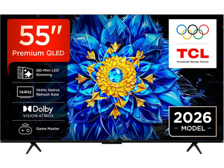 TCL 55P8L QD Mini-LED Smart Τηλεόραση 55" 4K UHD QLED HDR (2026)