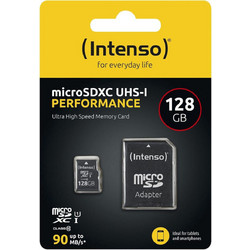 Intenso Performance microSDXC 128GB Class 10 U1 UHS-I + Adapter