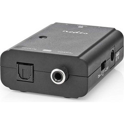 NEDIS ACON2508BK Ψηφιακός μετατροπέας ήχου από 2x RCA αρσ. σε 1x TosLink θηλ. και 1x S/PDIF (RCA) θηλ. - NEDIS