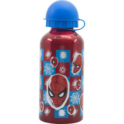 Stor Spider-Man Παιδικό Μπουκάλι Αλουμινίου Κόκκινο 400ml
