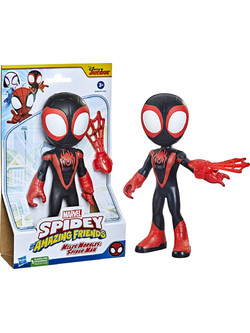 Hasbro Marvel Spidey & His Amazing Friends Supersized Miles Morales Spider-Man Φιγούρα Δράσης για 3+ Ετών 22cm