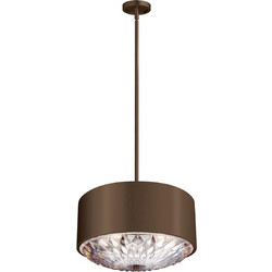 Feiss Botanic Κρεμαστό Φωτιστικό Οροφής Dark Aged Brass FE-BOTANIC-4P