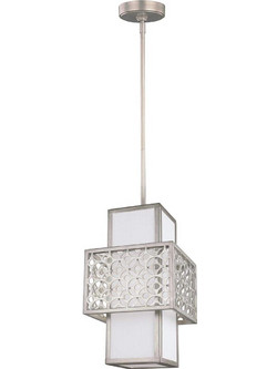 Feiss Kenney Κρεμαστό Φωτιστικό Οροφής Sunrise Silver E1-FE-KENNEY-MP