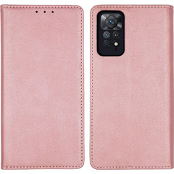 Sonique Vintage Magnet Wallet Θήκη Πορτοφόλι Pink Gold (Xiaomi Redmi Note 11 Pro 4G/5G / Redmi Note 12 Pro 4G)