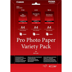 Φωτογραφικό Χαρτί Canon Variety Pack A4 PVP-201 (PT-101, LU-101 & PM-101) (6211B021) (CAN-PVP-201)