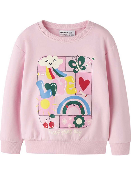 NAME IT NMFLUKA LS NREG SWEAT BRU 13259026-Sweet Dreams