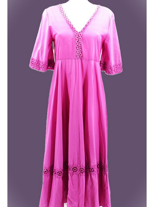 Γυναικείο Καφτάνι Παραλιας LILA maxi ART-5122