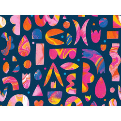 ΧΑΡΤΙ ΠΕΡΙΤΥΛΙΓΜΑΤΟΣ ΡΟΛΟ 100m x 50cm 80g LAVA SHAPES - ROTOLUX
