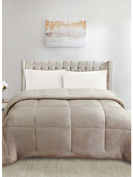 Κουβερτοπάπλωμα ALUVIA BEIGE - MADI Κουβερτοπάπλωμα υπέρδιπλο: 220 x 240 εκ. Madi Μπεζ