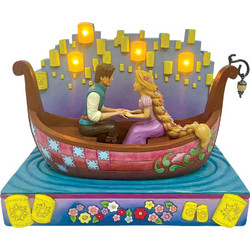 A Dream Come True (Tangled Boat with Lanterns Figurine) 15 cm