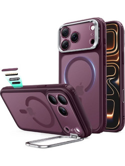 ESR Classic Hybrid Kickstand MagSafe Θήκη Frosted Deep Burgundy (iPhone 18 Pro Max / 17 Pro Max)