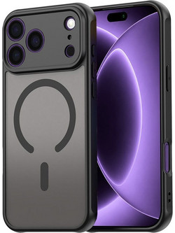 Techsuit HaloFrost II MagSafe Back Cover Black (iPhone 18 Pro / 17 Pro)