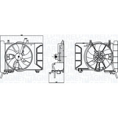 Magneti Marelli 069422769010 - ΒΕΝΤΙΛΑΤΕΡ TOYOTA YARIS 1.0 P9-P13 2005-2020