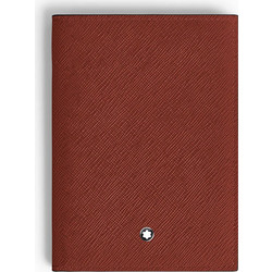 Montblanc Sartorial Θήκη Διαβατηρίου από δέρμα στο χρώμα της κόκκινης βελανιδιάς 223061