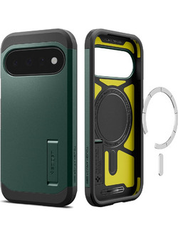 Spigen Tough Armor MagSafe Θήκη Google Pixel 11 Πράσινο (ACS11854)