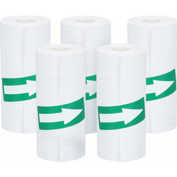HURC-S10 Rolls for Thermal Printer with Camera HURC10/ Wozinsky WDT-01/WDT-02/WDT-03/WDT-04/WDT-05 - White (5 pcs.)