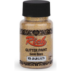 Rich 50ml Χρώμα Glitter Διαφανές 4463 Iridescent Gold