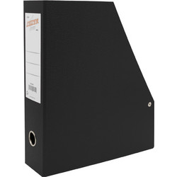 LEIZER ΑΡΧΕΙΟΘΗΚΗ FIBER 28x32x8cm ΜΑΥΡΟ