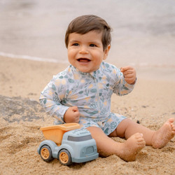 LITTLE DUTCH. Μπλουζάκι μακρυμάνικο με προστασία UV Seashells Multi-colour - Νο 74/80 LD-CL25038330