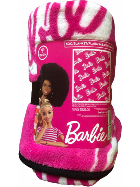 Barbie Κουβέρτα Ροζ 120x150εκ. 7488490